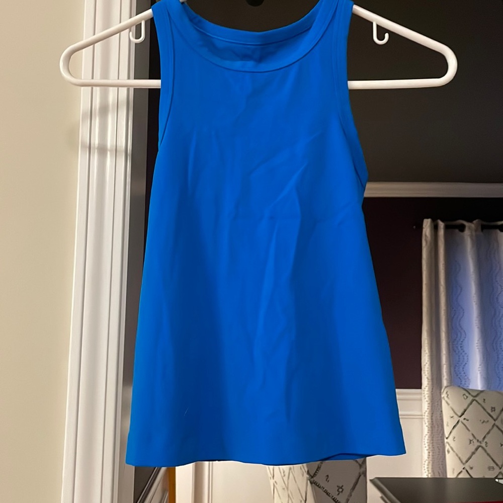 Lululemon align waist length racer back tank top pool side size 2